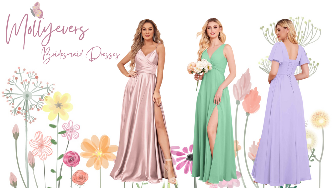 5 Must-Have Spring Wedding Bridesmaid Dress Colors