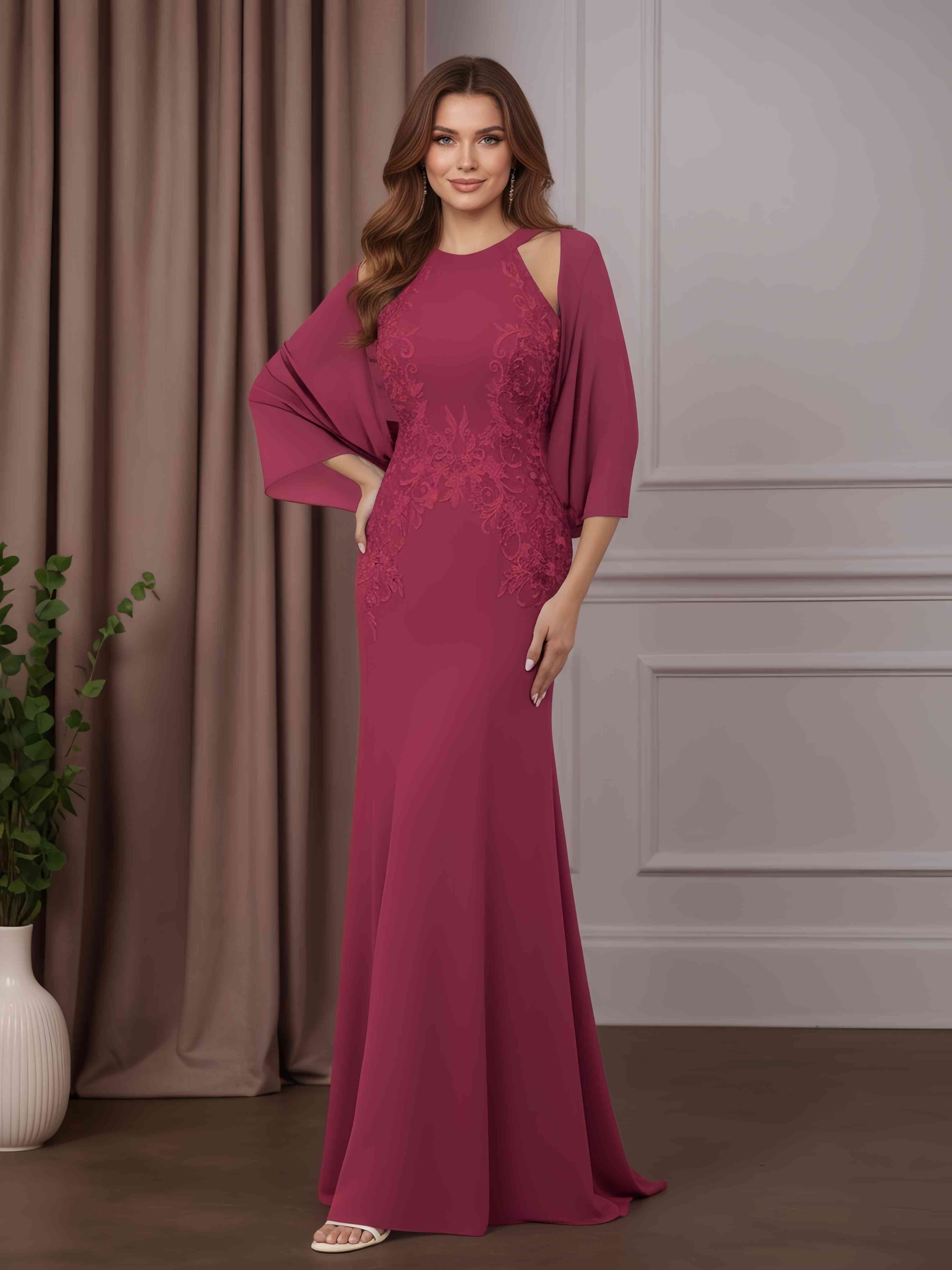 2 Pieces Trumpet/Mermaid Halter Neck Sleeveless Floor-Length Mother of –  mollyevers.co.uk