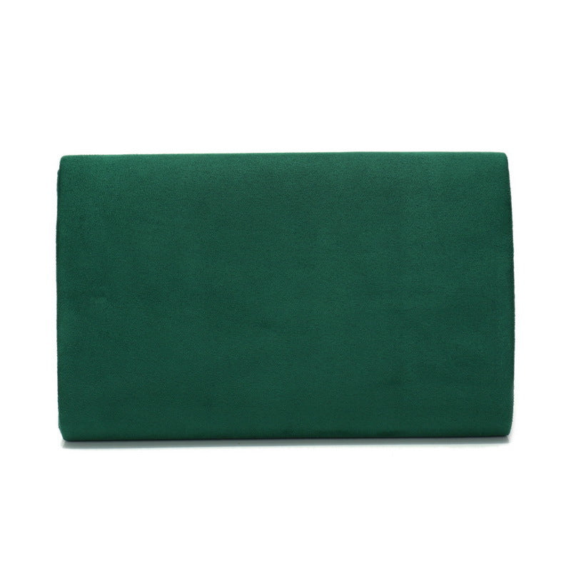 Classic Envelope Evening Clutch Purse with Detachable Chain Strap for Wedding & Party UK