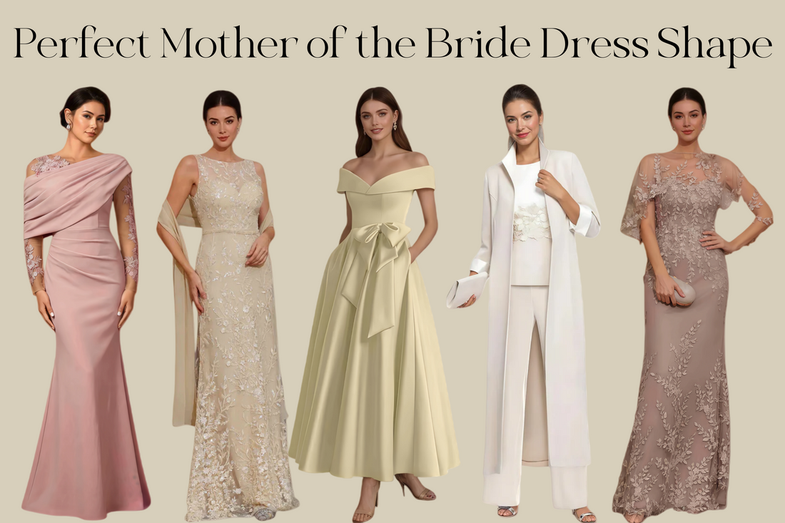 From A-Line to Sheath: How to Pick the Perfect Mother of the Bride Dress Shape