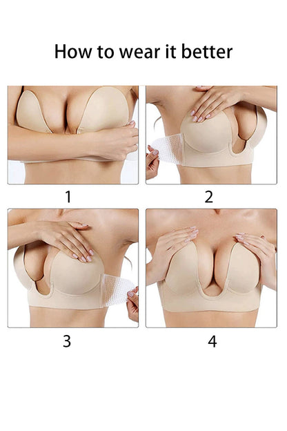 Bride women's backless invisible bra UK