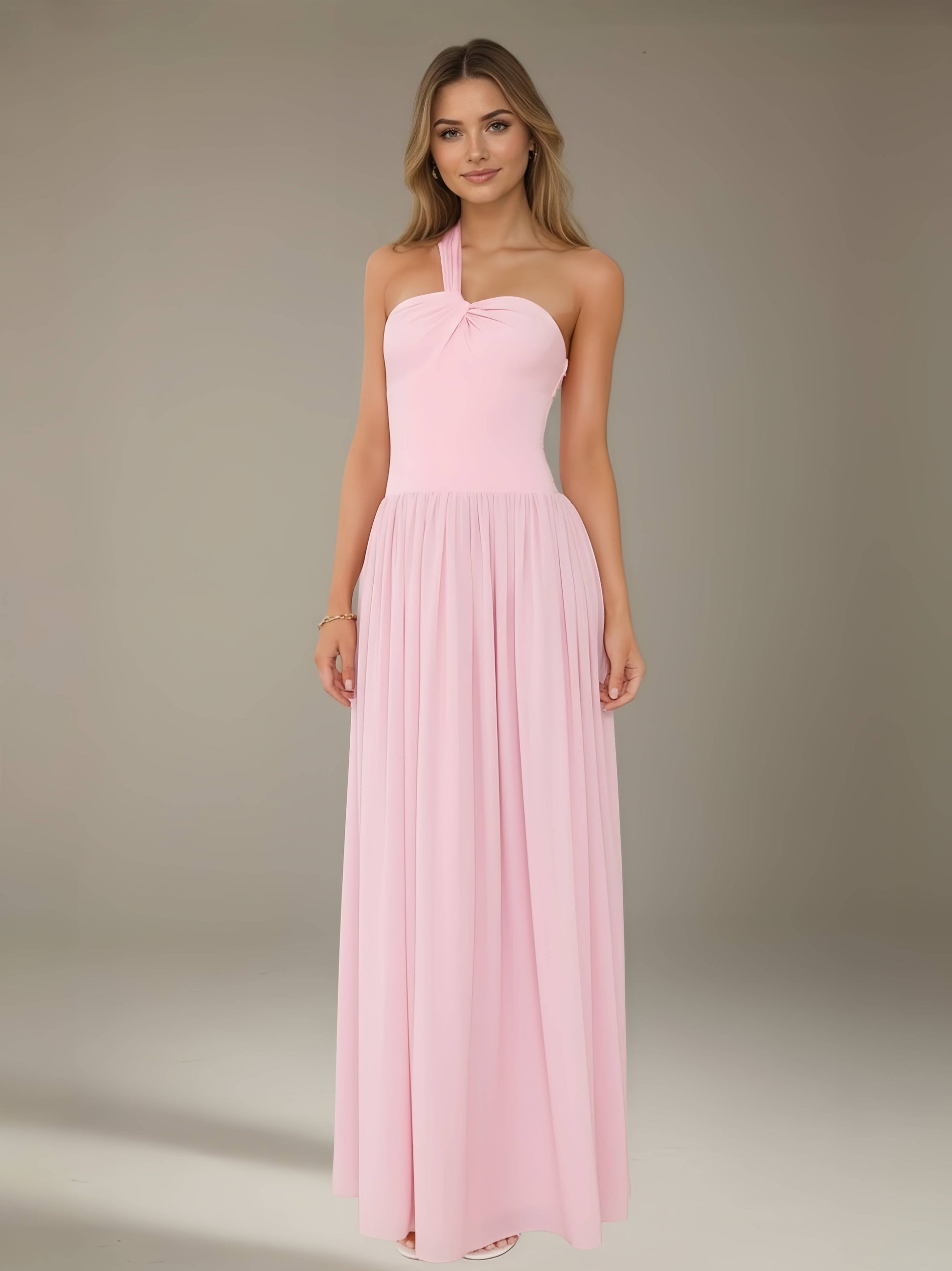 A-Line/Princess One-Shoulder Sleeveless Floor-Length Long Bridesmaid D mollyevers.co.uk A-Line/Princess One-Shoulder Sleeveless Floor-Length Long Bridesmaid D mollyevers.co.uk