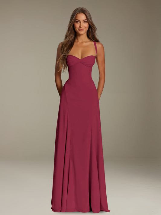 Elegant Cinnamon Rose Bridesmaid Dresses - Customization Available   mollyevers.co.uk