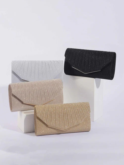 Elegant Shiny Clutch Evening Bag UK