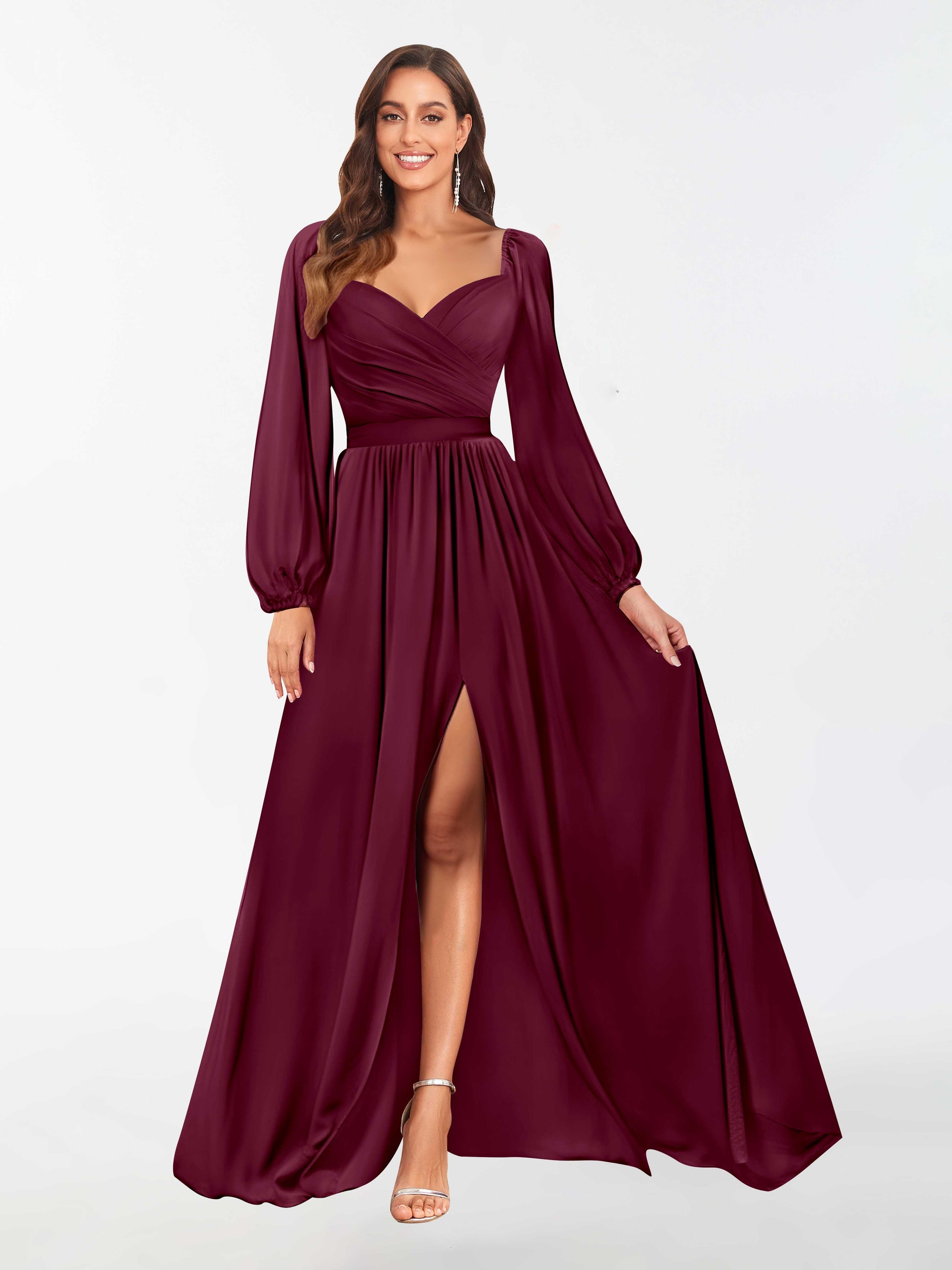 White Wedding Dresses With Maroon Accents A-Line Off Shoulder Satin Burgundy Long Prom Dress, Burgundy White Wedding Dresses With Maroon Accents A-Line Off Shoulder Satin Burgundy Long Prom Dress, Burgundy