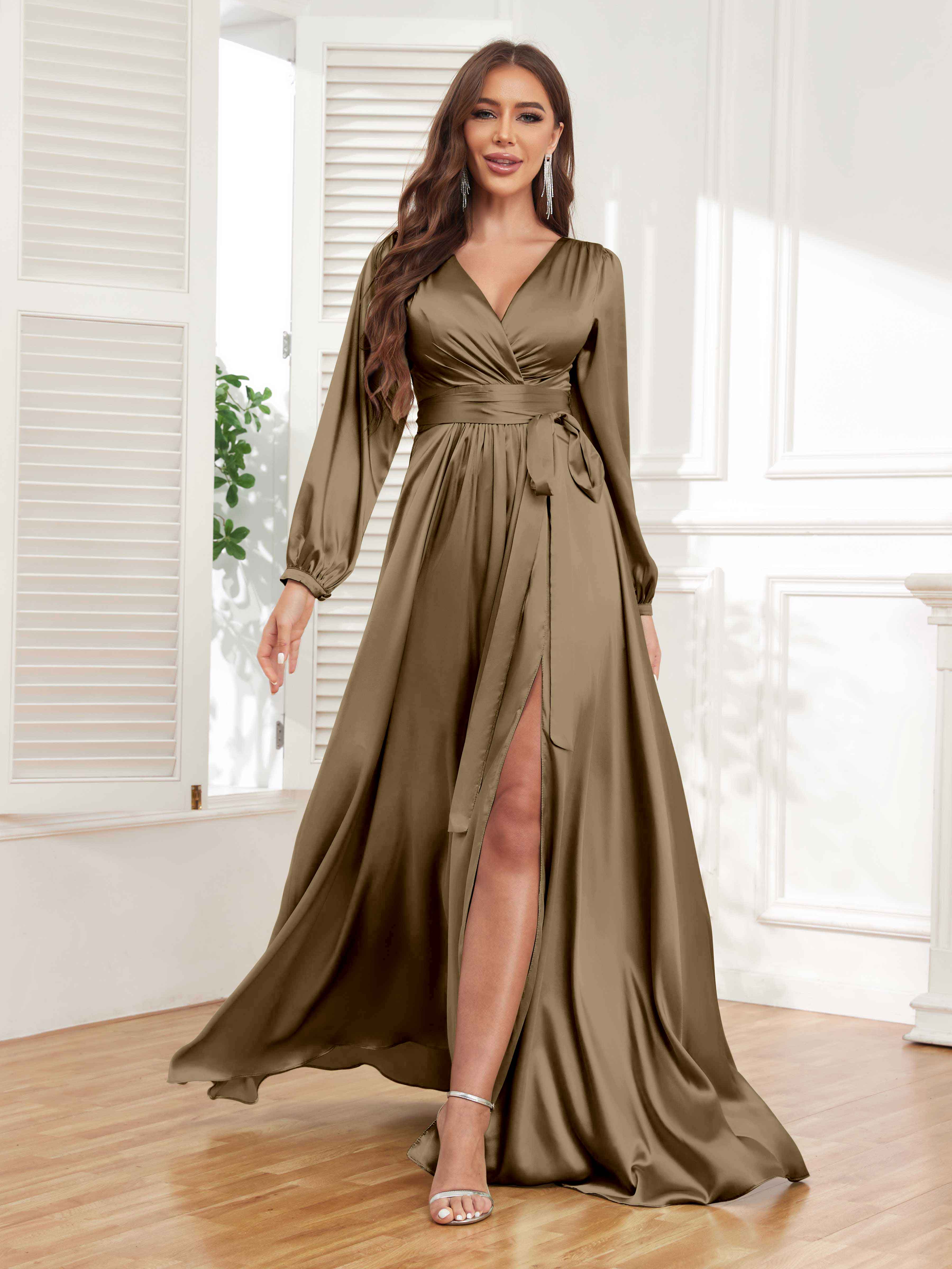 Mocha bridesmaid dresses uk hotsell