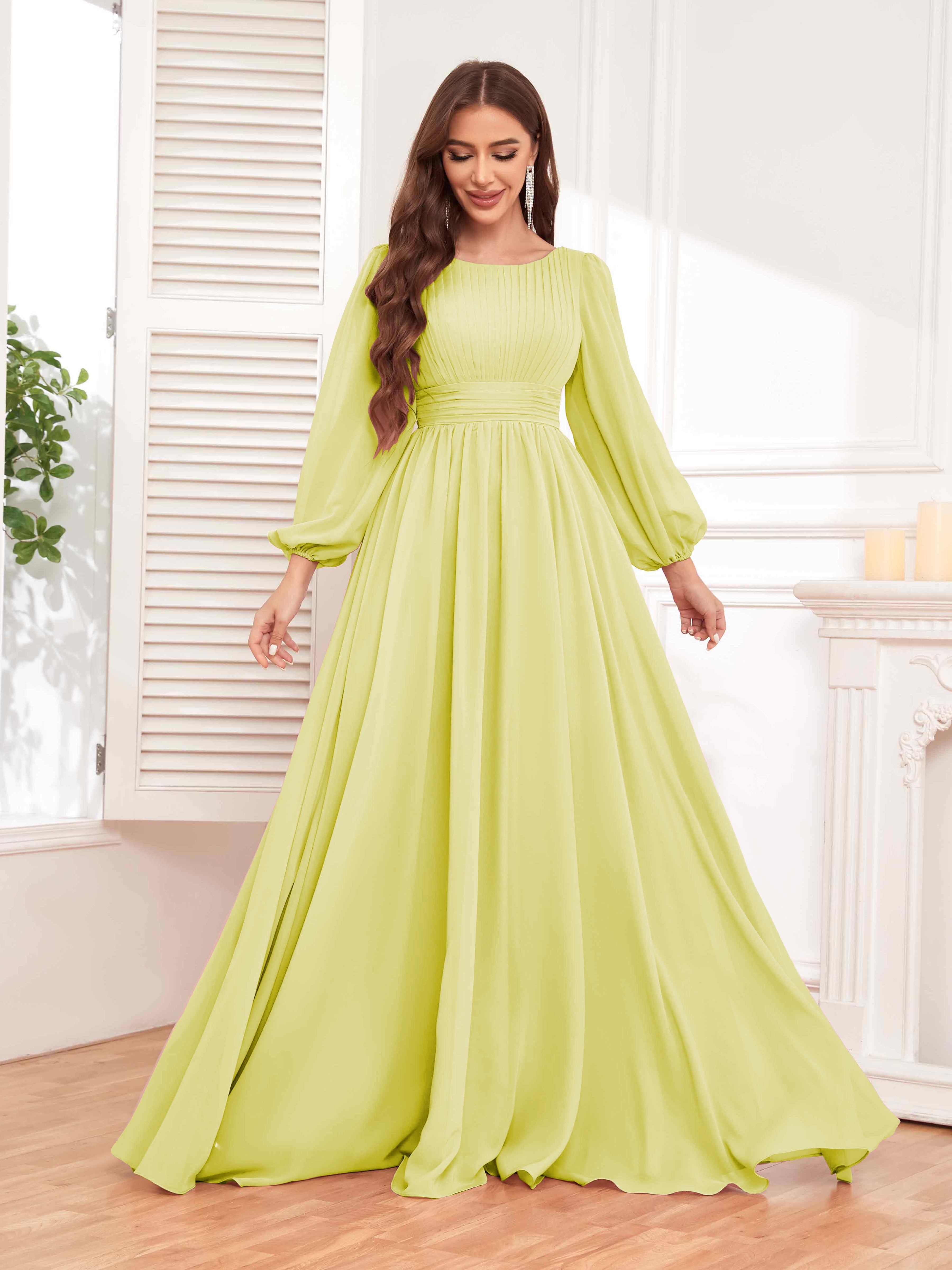 Daffodil color bridesmaid dresses best sale