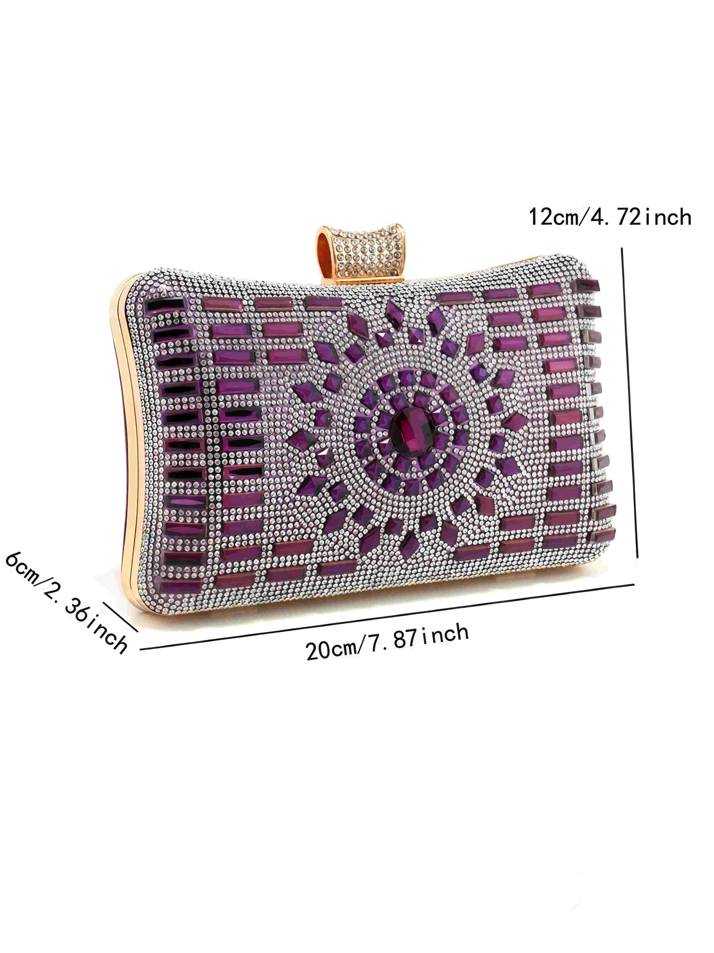 Luxury Crystal Embellished Clutch Bag for Evening Wear UK