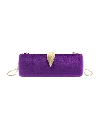 Luxury Satin Evening Clutch Bag with Leaf Clasp for Wedding, Prom & Formal Events UK
