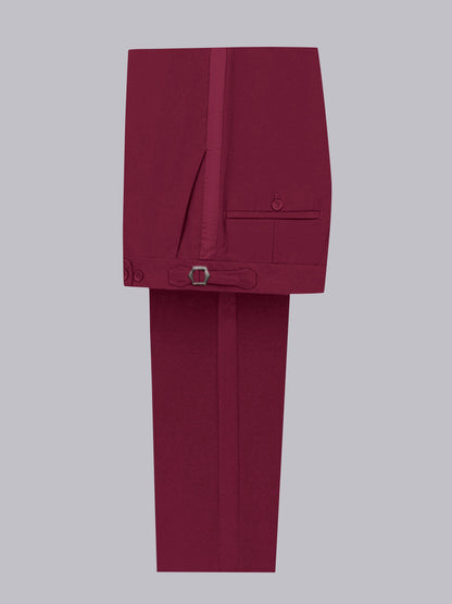 Men's Pants Standard Fit Straight Leg Plain UK