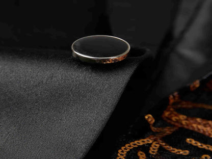 Men's Blazer Slim Fit Sequined One Button for Gala & Banquet UK