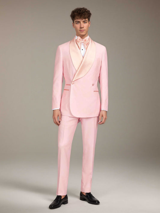 Men's Suits 2 Pieces Slim Fit Gala Night Attire Elegant Formal Wear