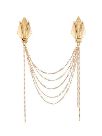 Modern Gold Men's Lapel Pin Luxury Suit Brooch for Wedding & Formal Wear UK