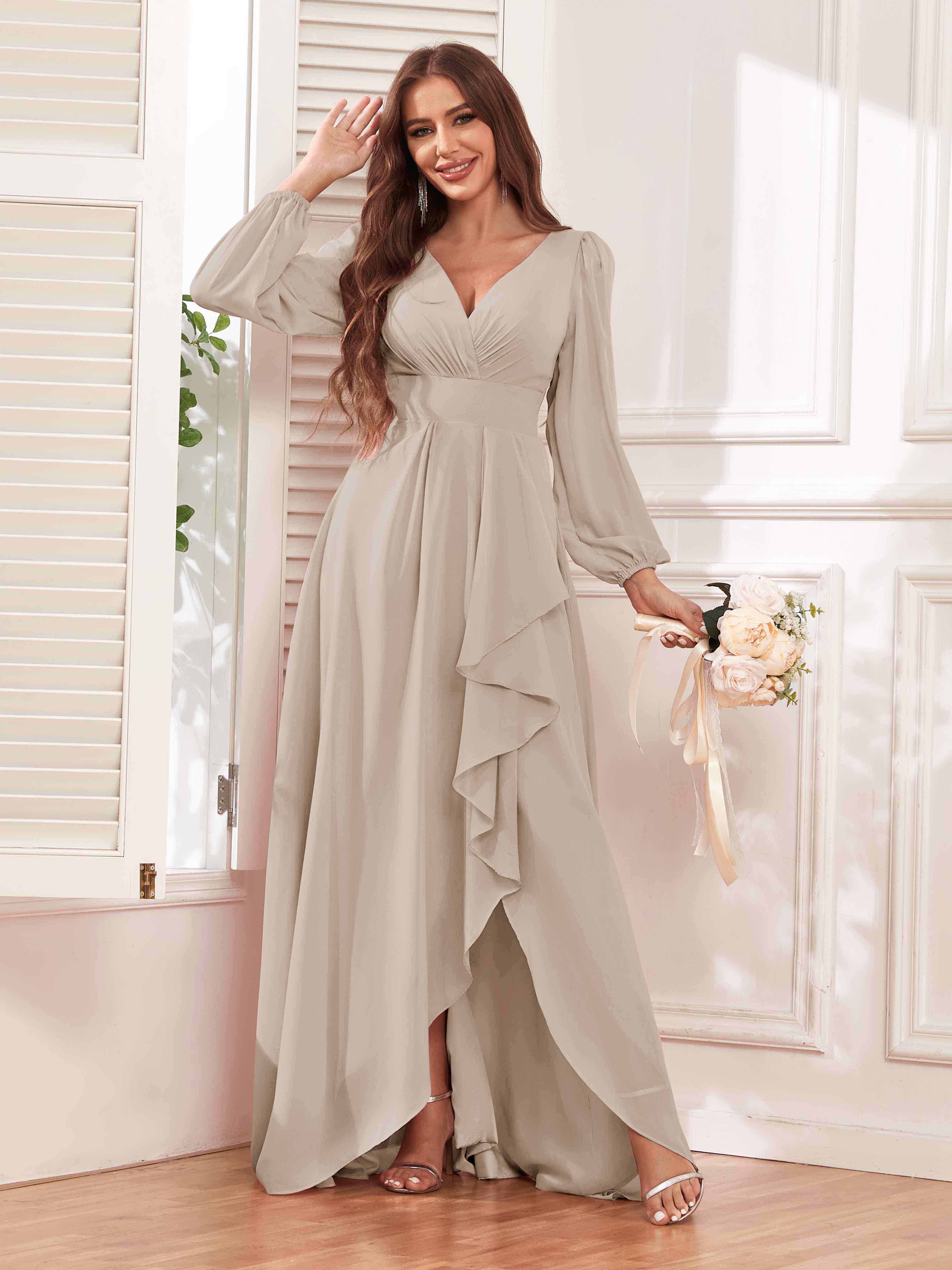 Bridesmaid dresses with sleeves uk hotsell