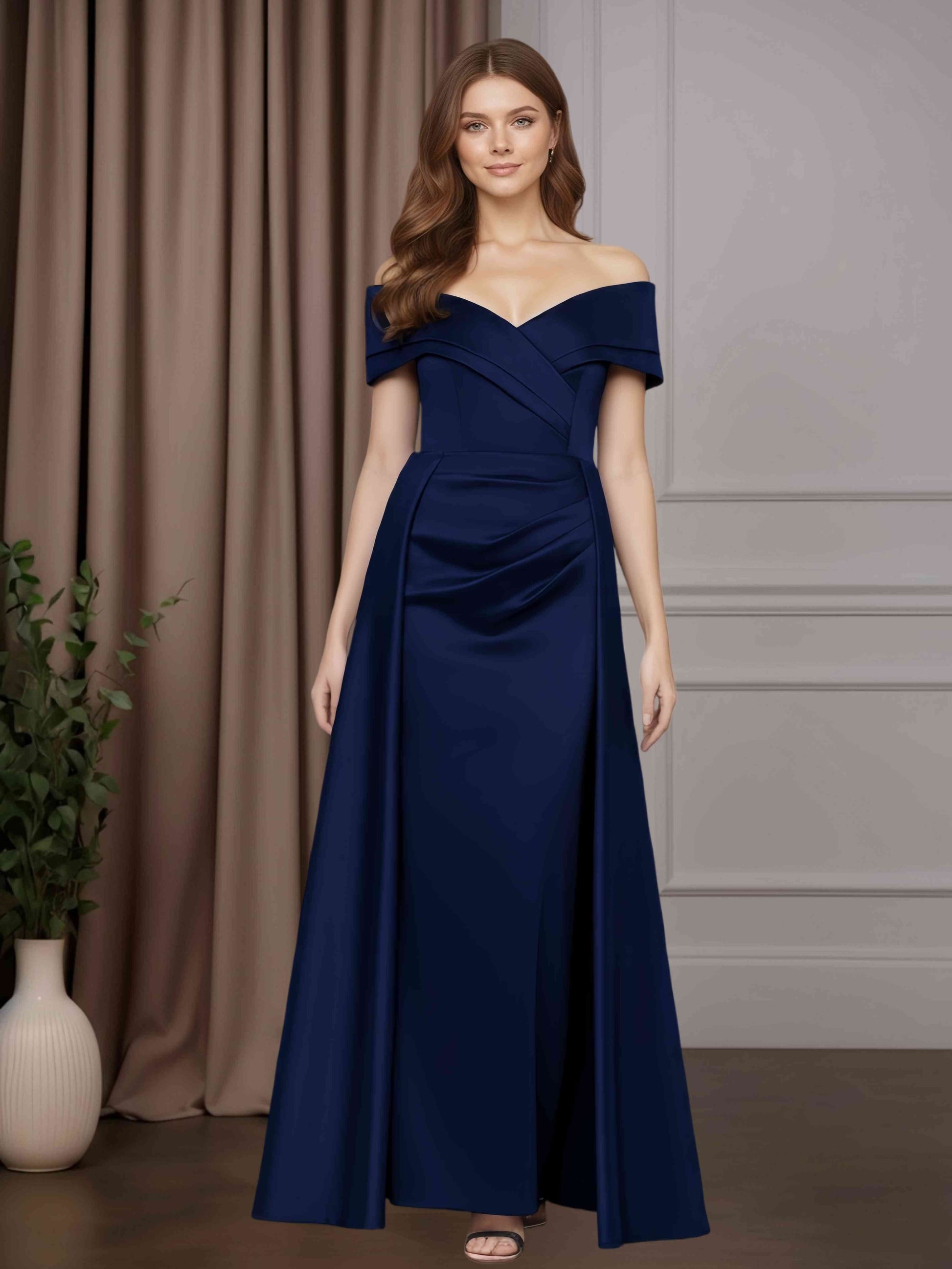 Sheath/Column Off-The-Shoulder Ankle-Length Mother of the Bride Dresse mollyevers.co.uk Sheath/Column Off-The-Shoulder Ankle-Length Mother of the Bride Dresse mollyevers.co.uk
