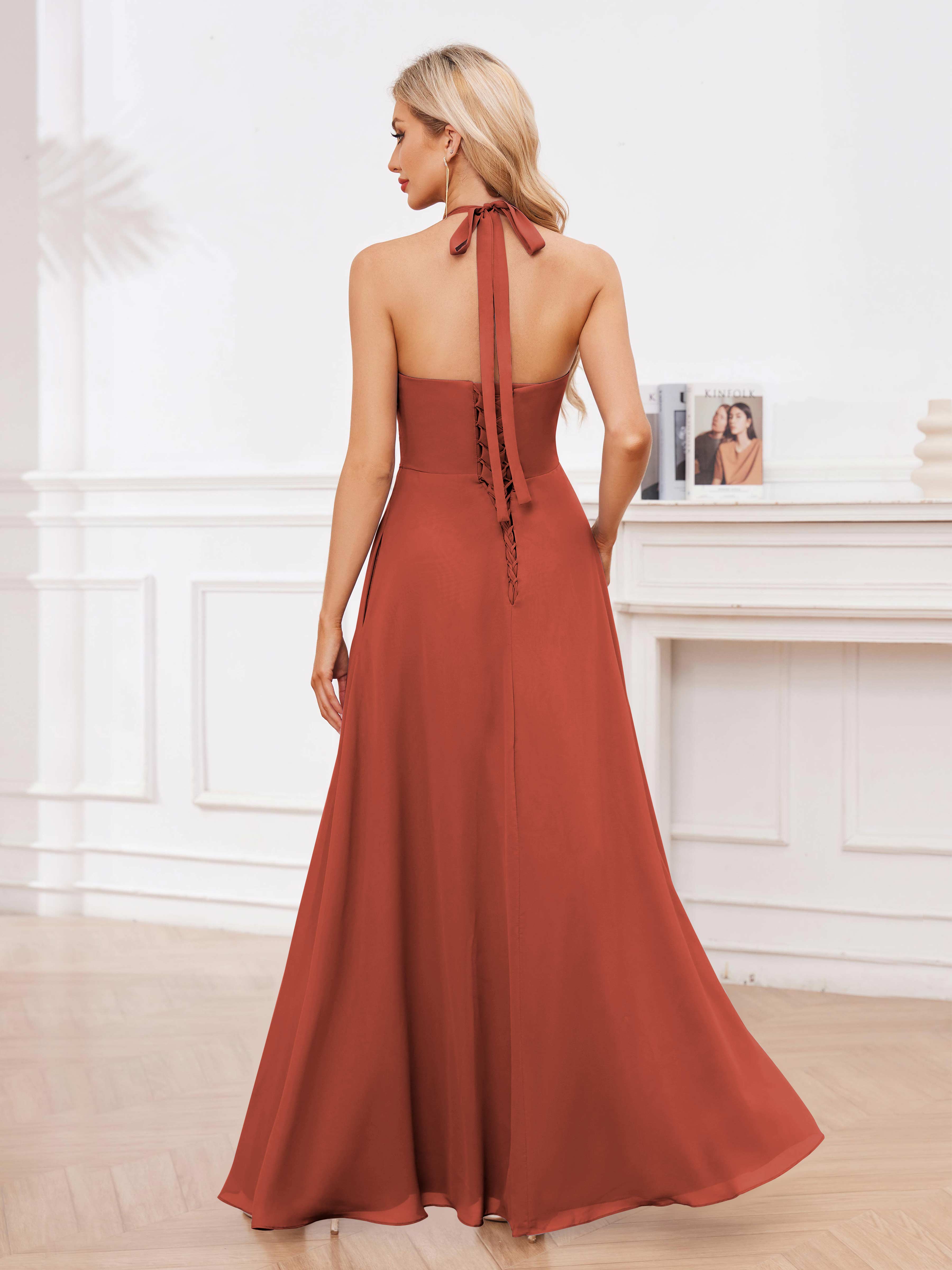 Rust bridesmaid dresses uk deals