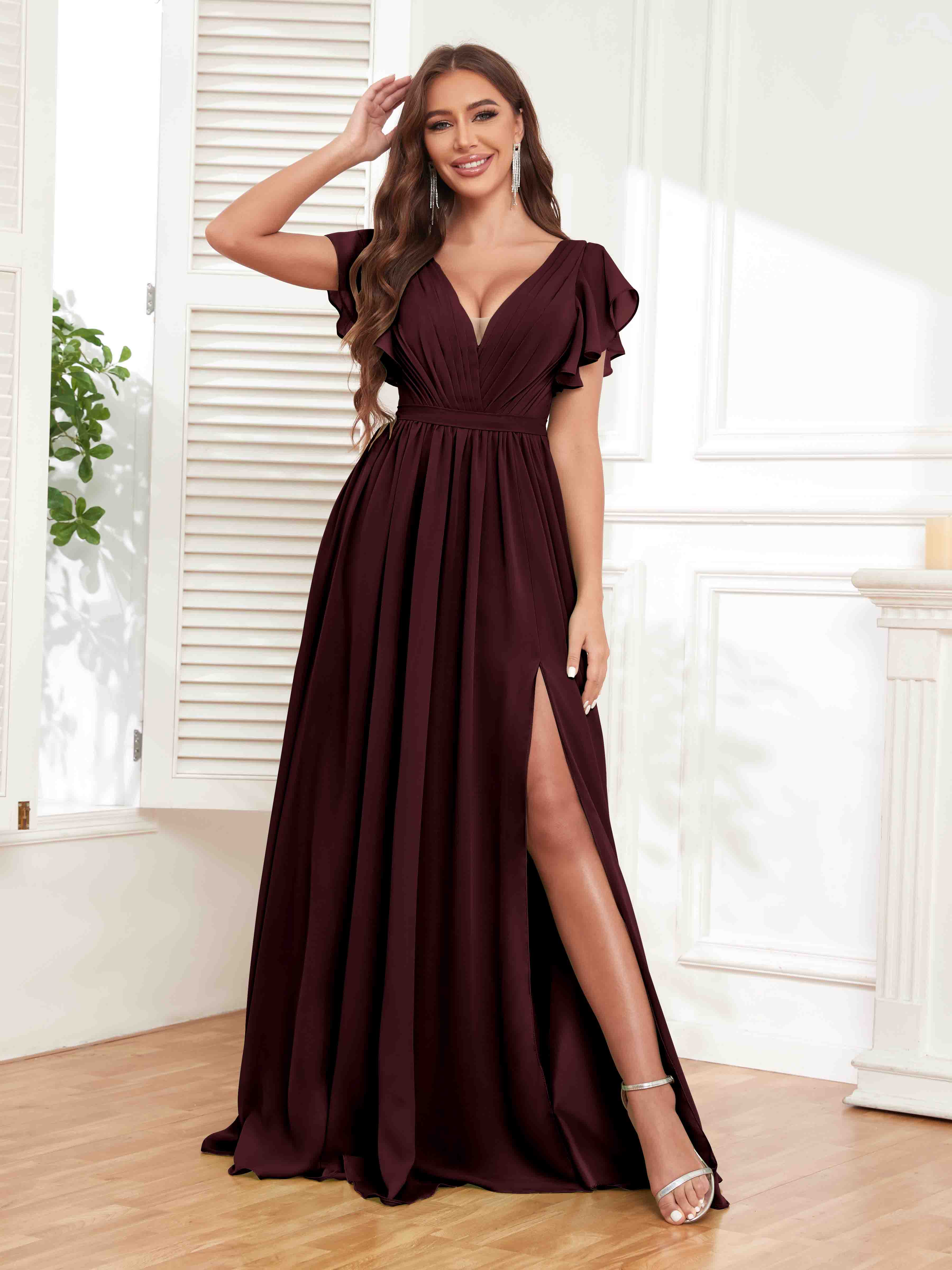 Cheap chiffon bridesmaid dresses best sale