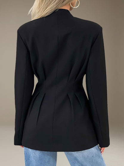 Women's Blazer Slim Fit Single Breasted Four Buttons for Everyday Wear UK