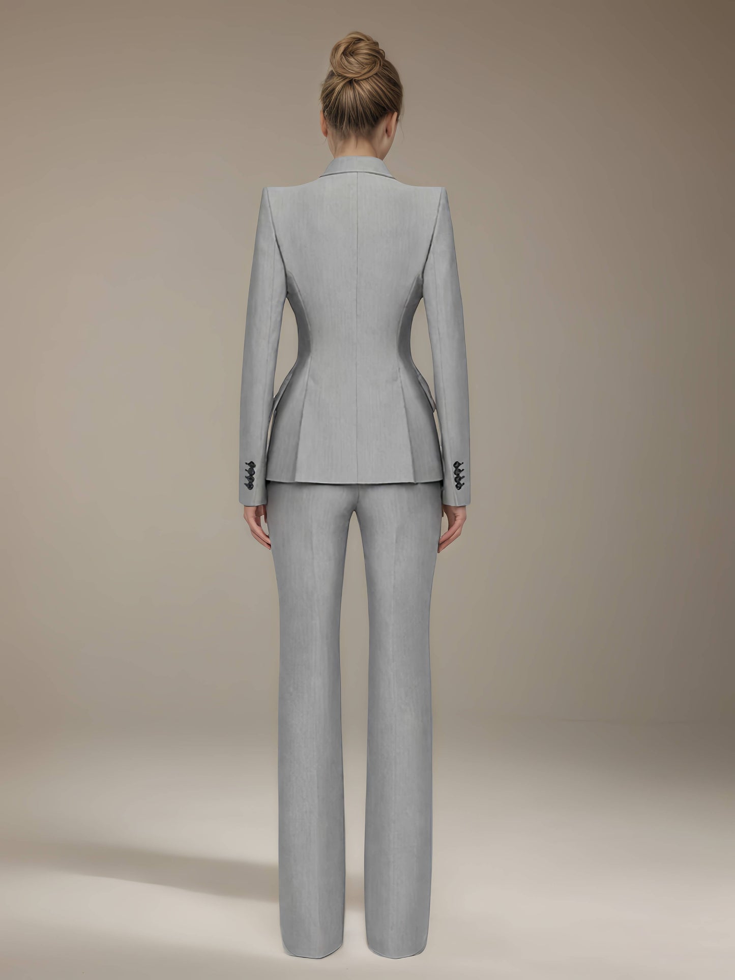 Women's Suits 2 Pieces Tailored Fit Elegant Suit Set for Formal Events UK