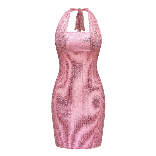 Neck Sheath Sequins Mini Homecoming Dresses UK