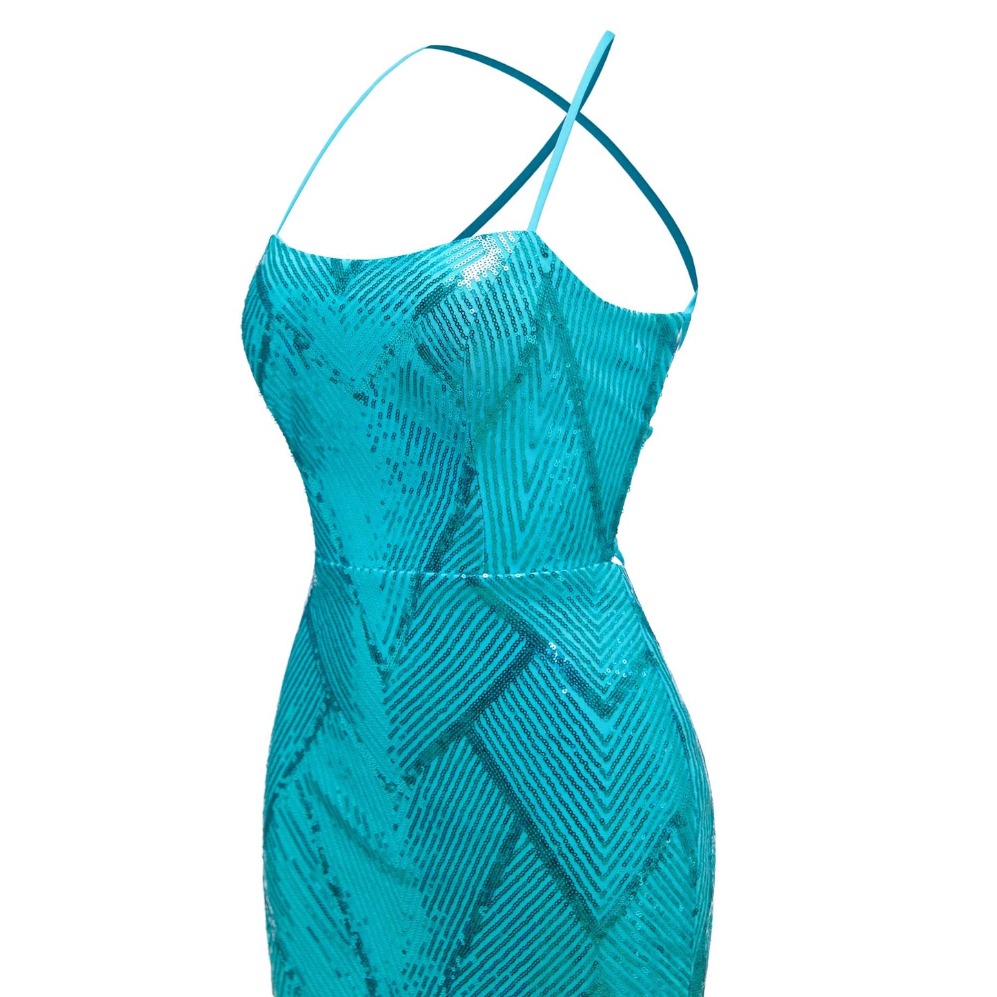 Spaghetti Straps Sleeveless Sequins Mini Homecoming Dresses UK