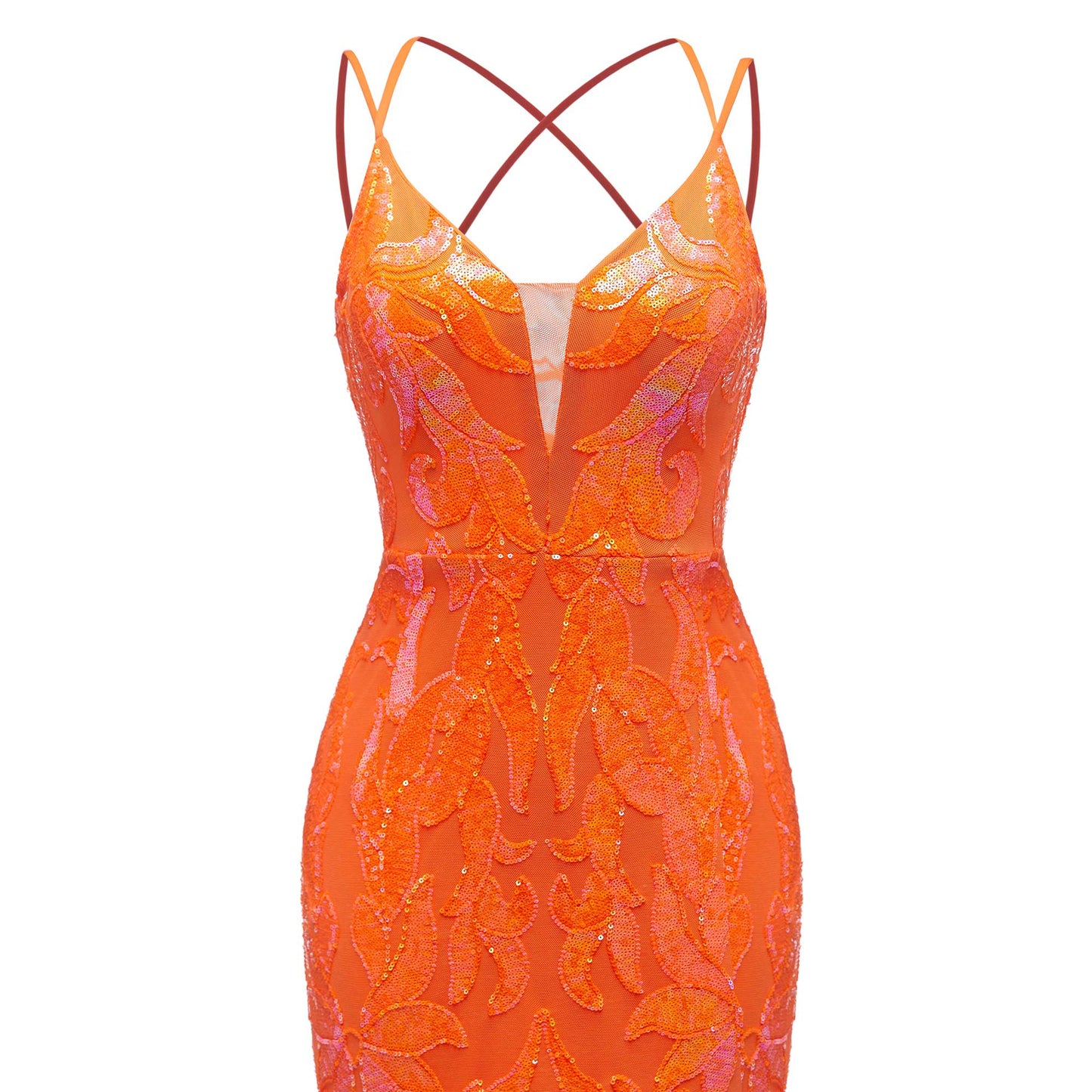 Deep V-Neck Bodycon Sleeveless Sequins Mini Homecoming Dresses UK