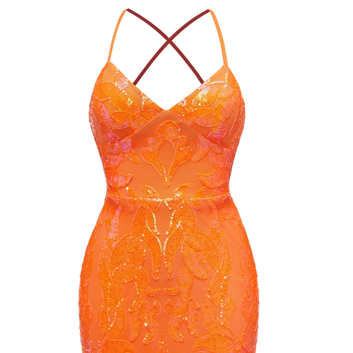 A-Line V-Neck Sleeveless Sequins Mini Homecoming Dresses UK