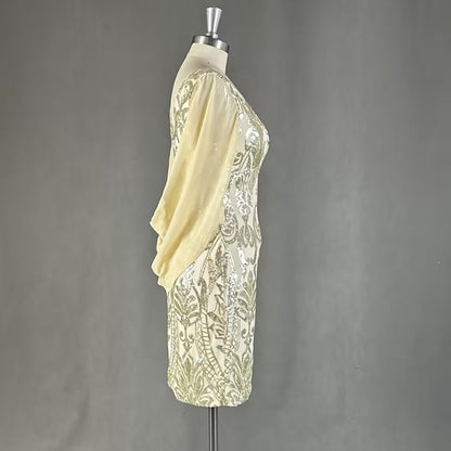 Sleeveless V-Neck Sheath Sequins Homecoming Dresses UK