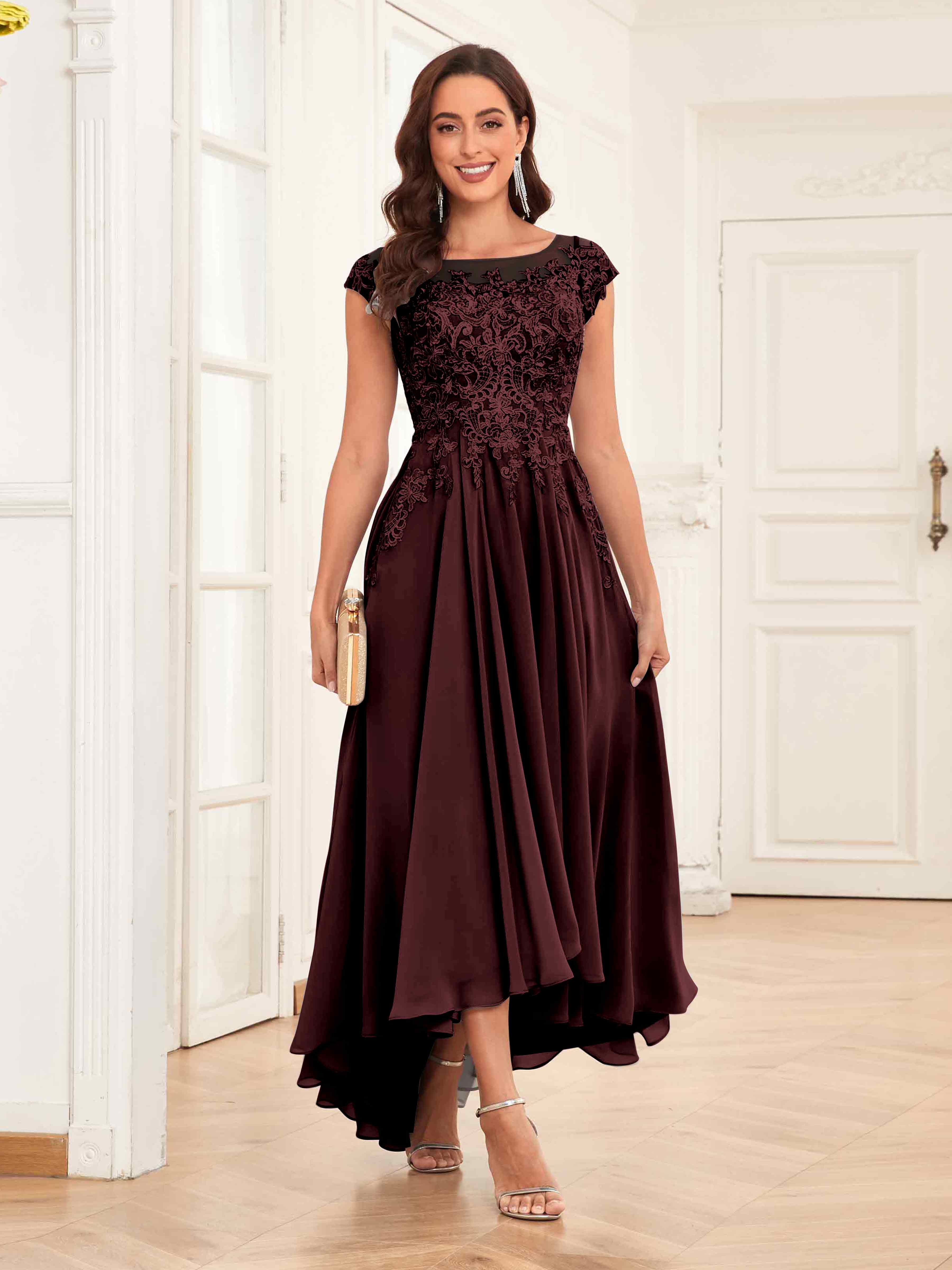 Mother of bride dress with pockets best sale