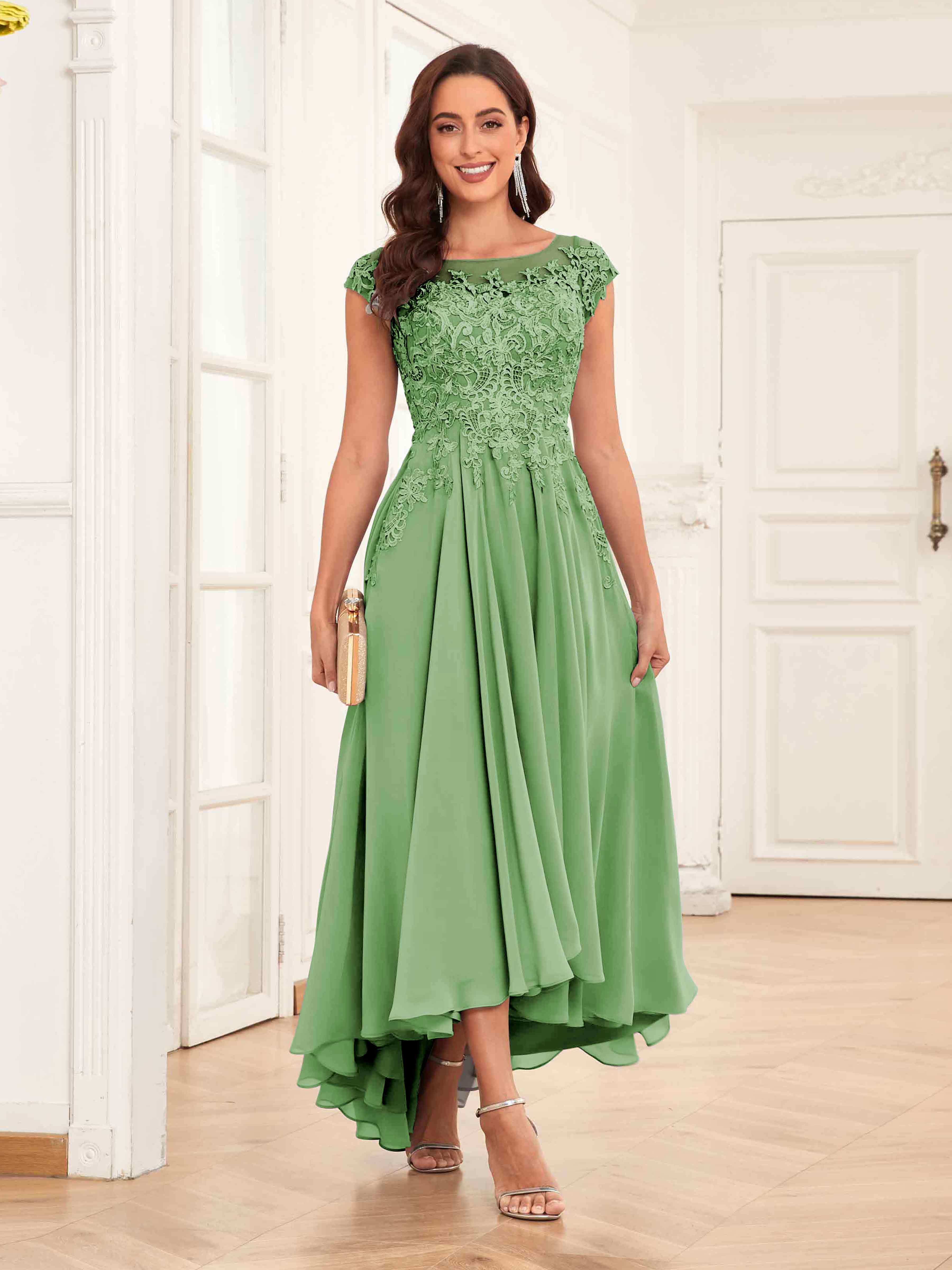 Mother of the bride dresses with pockets best sale